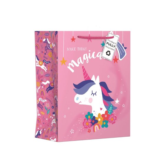 SH14338 GIFT BAG MAGICAL UNICORN LRG