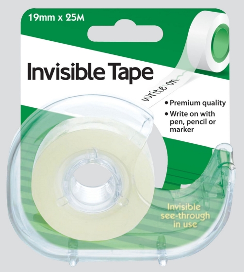 CJ0808 SJ05309 INVISIBLE TAPENDISP 19MMX25M
