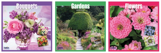 DJ1101 2027 CALENDAR SQUARE  FLORAL GARDEN