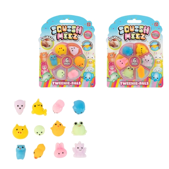 SQUISH MEEZ TWEENIE PALS 6 PK