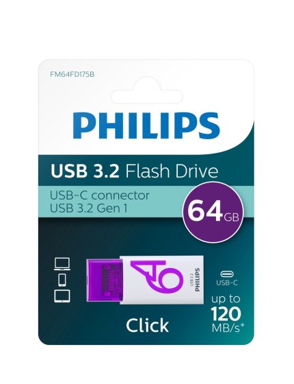 SJ04304 PHILIPS 3.2 64GB USB FLADRI