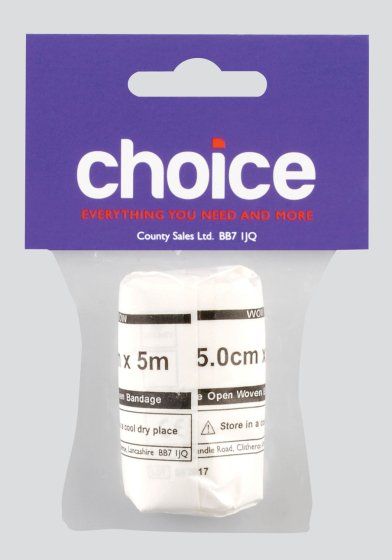 SH10907 CHOICE 5CM BANDAGE