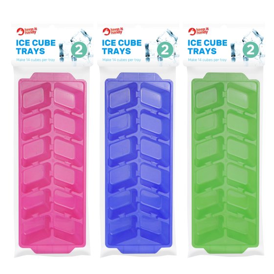 ICE CUBE TRAYS 2PK