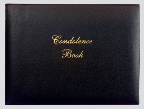 SH10707 CONDOLENCES BOOK