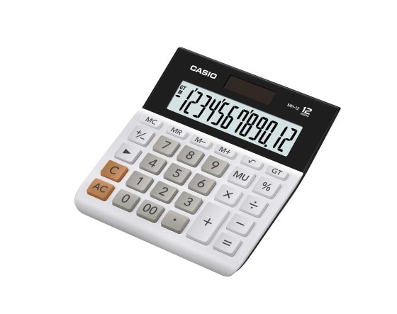 SH06205 CALCULATOR CASIO MH-12WE DUAL