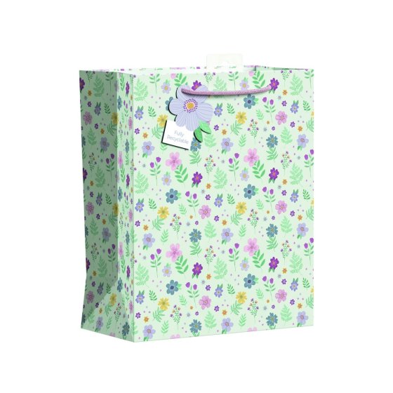 SJ15128 SJ15128 GIFT BAG DITSY FLORAL LARGE
