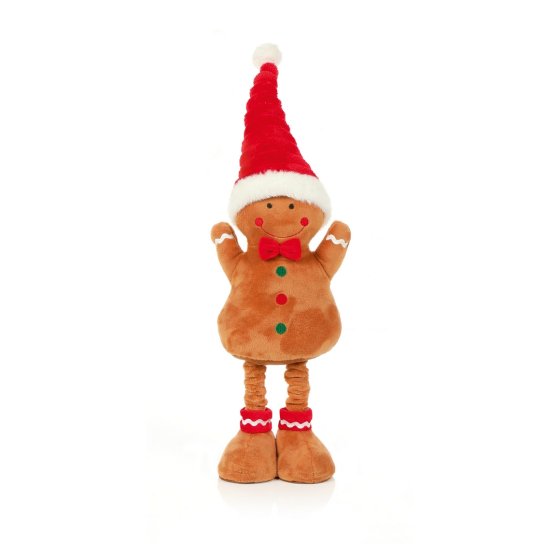 50CM PLUSH STANDING GIGERBREAD MAN