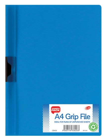 SH03605 GRIP FILE A4 ASST COLOURS