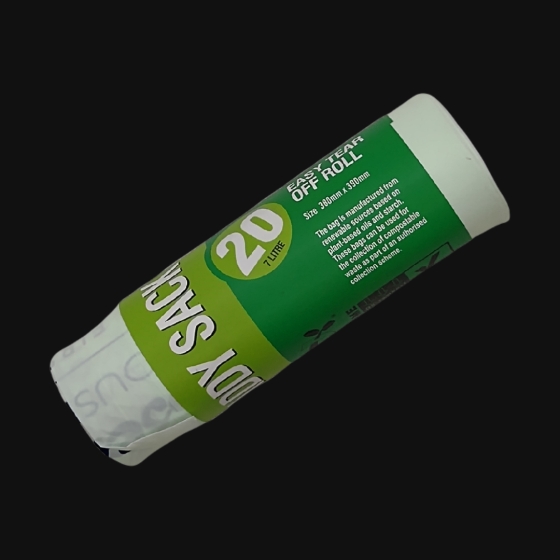 CJ1401 SJ11811 CADDY LINERS 7L 20S COMPOSTABL