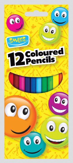 SG07301 FUN COLOURING PENCILS 12 FL