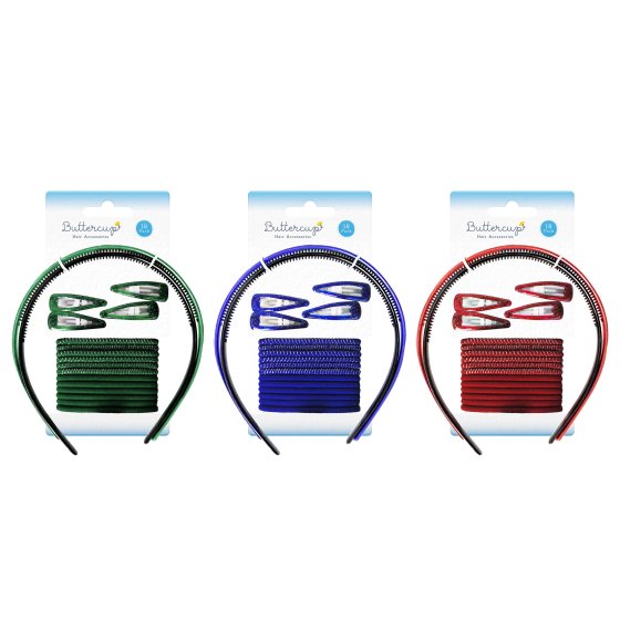 HAIR ACCESORY SET 18PK CHILDRENS