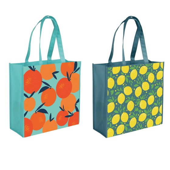 SH11204 BAG PP SHOPPER FRUITS