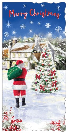 WIGIG CARDS BOX 12 SLIM PREM SANTA'S