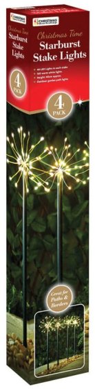 WIGIG PATH LIGHTS 4PC 160 LED WWHITE