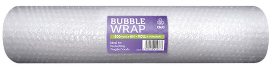 CH2003 SH00503 BUBBLE WRAP ROLLS 55MIC 500MM
