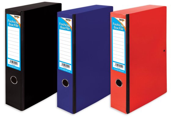 SH03301 FOOLSCAP PRESSED BOX FILE BLK