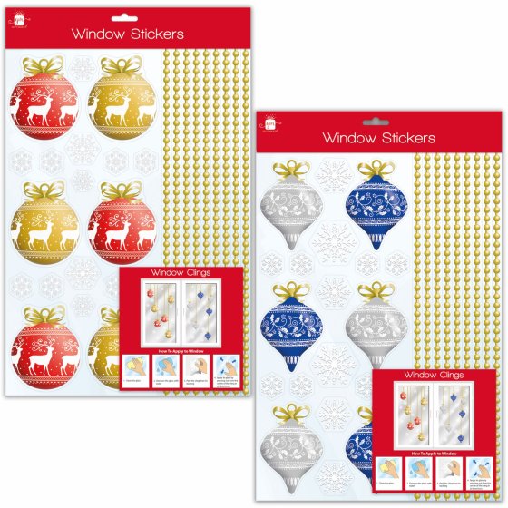 XH5206 STICKERS BAUBLES