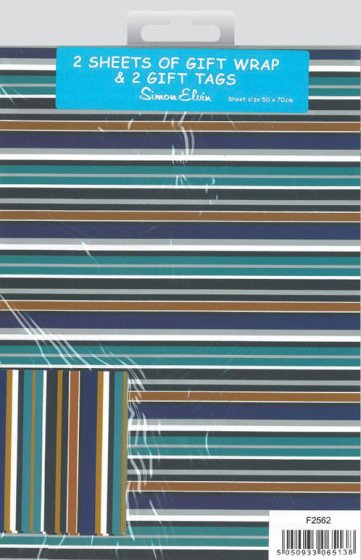 SH13716 WRAP MALE STRIPES 2 SH 2 TAGS