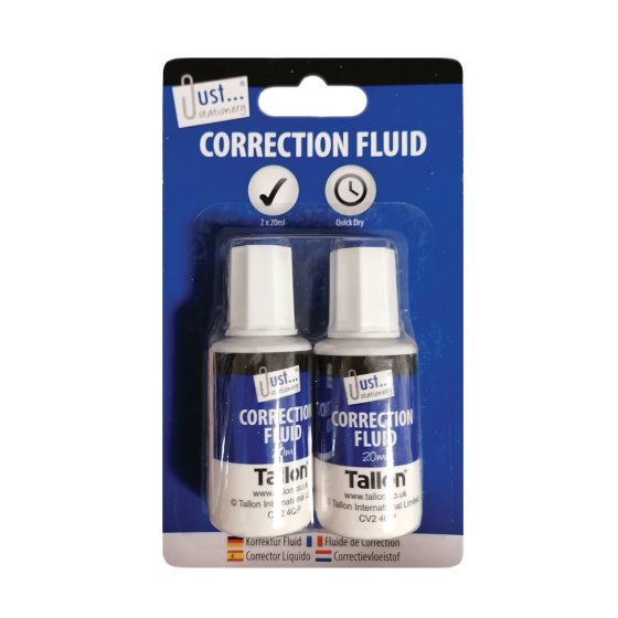 SE05809 CORRECTION FLUID 20ML TWINPACK Williams Direct