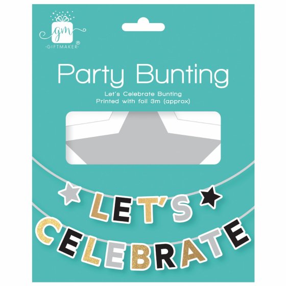 CH1601 SH11901 BUNTING 3M LETS CELEBRATE