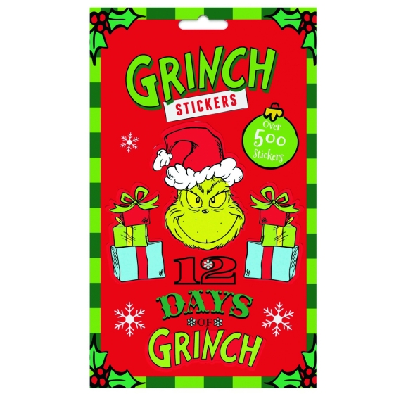 GRINCH STICKERS 500PCE