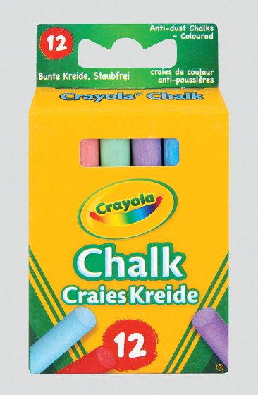 SH08212 CRAYOLA ANTI DUST CHALK COL