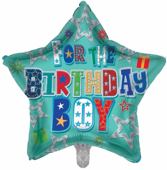 BALLOON 18IN FOIL BIRTHDAY BOY