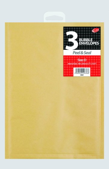 SH00203 SIZE D MANILLA BUBBLE ENVS 3S