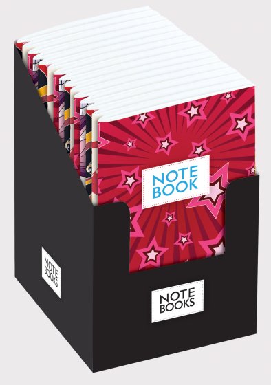 SH02303 NOTEBOOK FASHION 98X158MM RULE