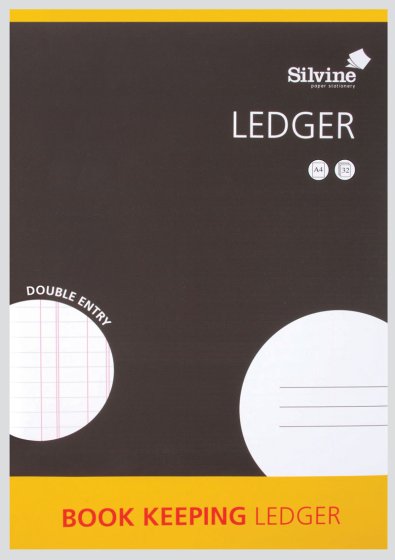 SH02809 BOOKEEPING A4 LEDGER ACCOUNTS