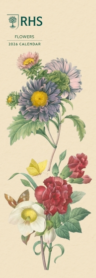 DH1412 CALENDAR SLIM RHS FLOWERS