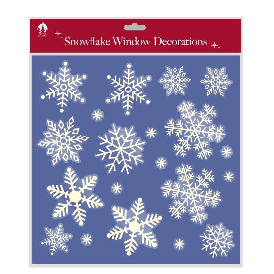 XH5202 SNOWFLAKE WINDOW DEC 310X310X1
