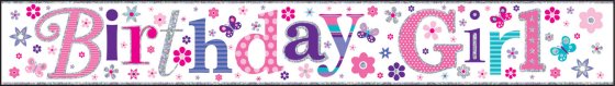 SH13103 BANNER BIRTHDAY GIRL