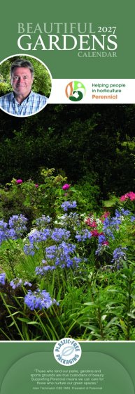 DJ1410 CALENDAR SLIM BEAUTIFUL GARDEN