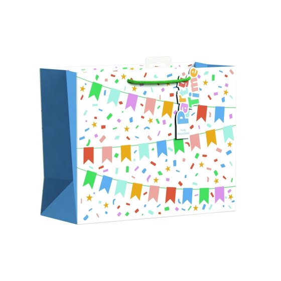 SJ15234 SJ15234 GIFT BAG CONFETTI BUNTING LARGE