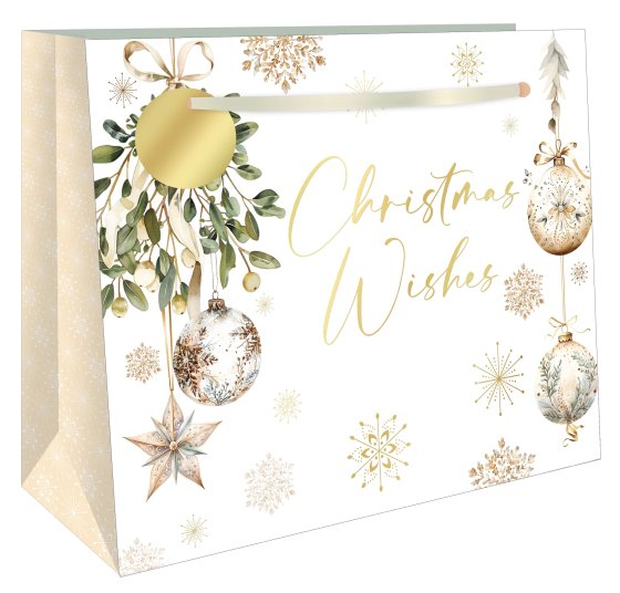 GIFT BAG BAUBLES M LANDSCAPE