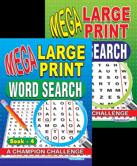 SH10509 MEGA LARGE PRINT WORD SEARCH B
