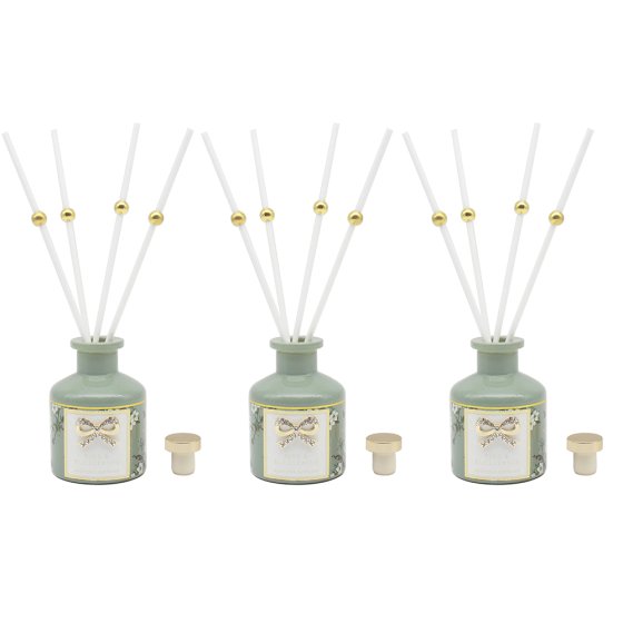 MADELAINE 50ML GREEN DIFFUERS SET OF 3