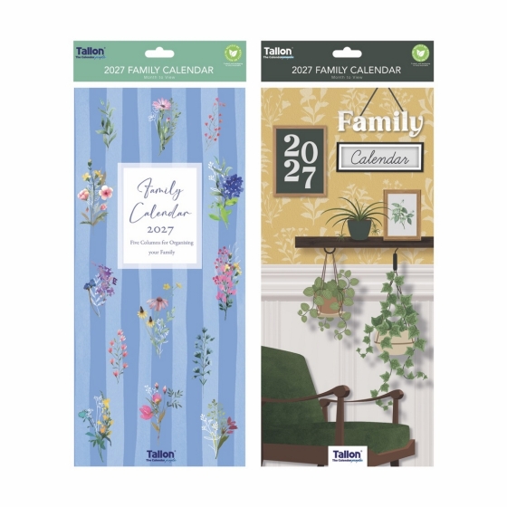 DJ1003 2027 CALENDAR ORGANISER BOTANICAL H