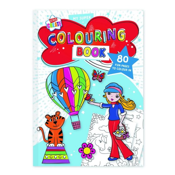 SJ10004 SJ10004 COLOURING BOOK KIDS CREATE 2 80 PAGES