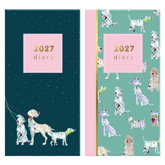 DJ0606 2027 DIARY SLIM DOGS N CATS