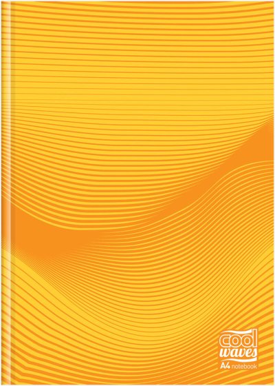 SH01503 A4 COOL WAVES HC NOTEBOOK