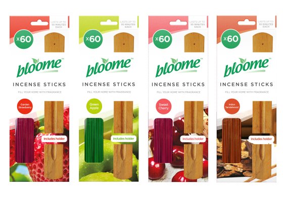 ASSORTED FRAGRANCE INCENSE STICKS N HOLDER 60