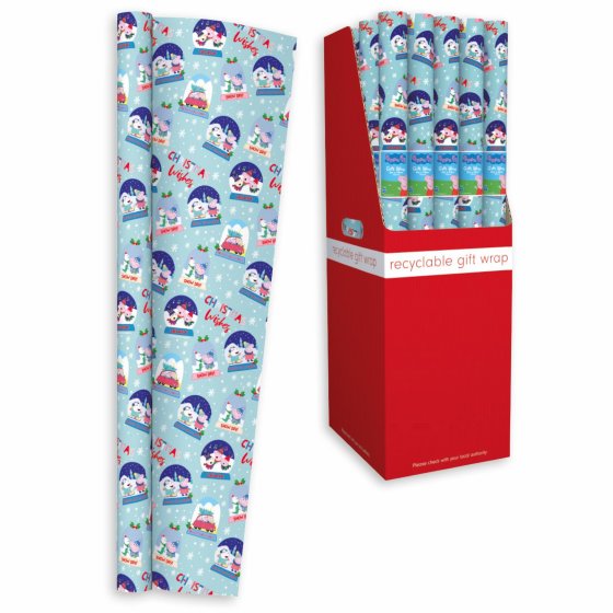 XH2805 WRAP ROLL 2M X 69CM PEPPA PIG