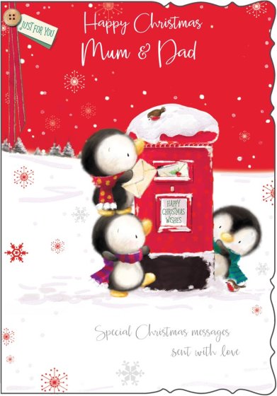 ** WIGIG ** X8269-1 C90 XMAS MUM & DAD