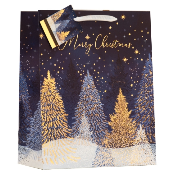 GIFT BAG MIDNIGHT FOREST L