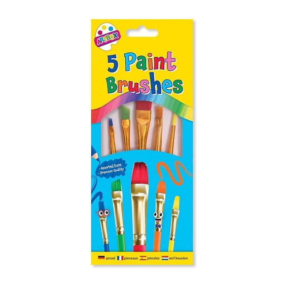 PAINT BRUSHES 5 ASSTD