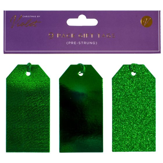 XH2304 TAGS GREEN 9 PK