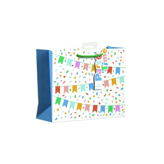 SJ15235 SJ15235 GIFT BAG CONFETTI BUNTING MEDIUM