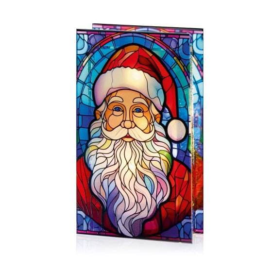 XH4505 LIT SANTA 21X12CM